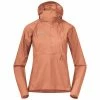 Bergans Fløyen Anorak Femme, orange