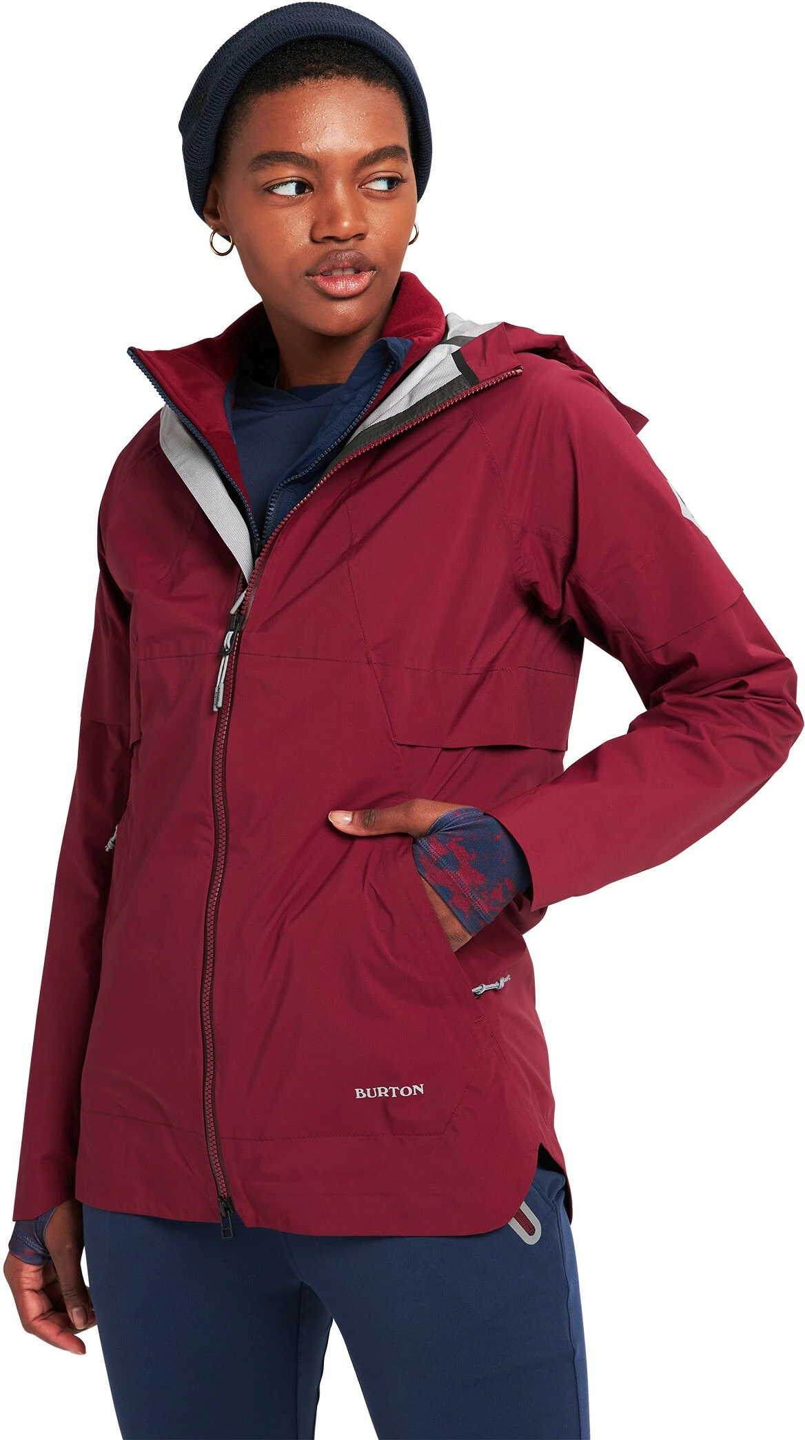 Burton Quick Commute Veste Femme, rouge – Image 4