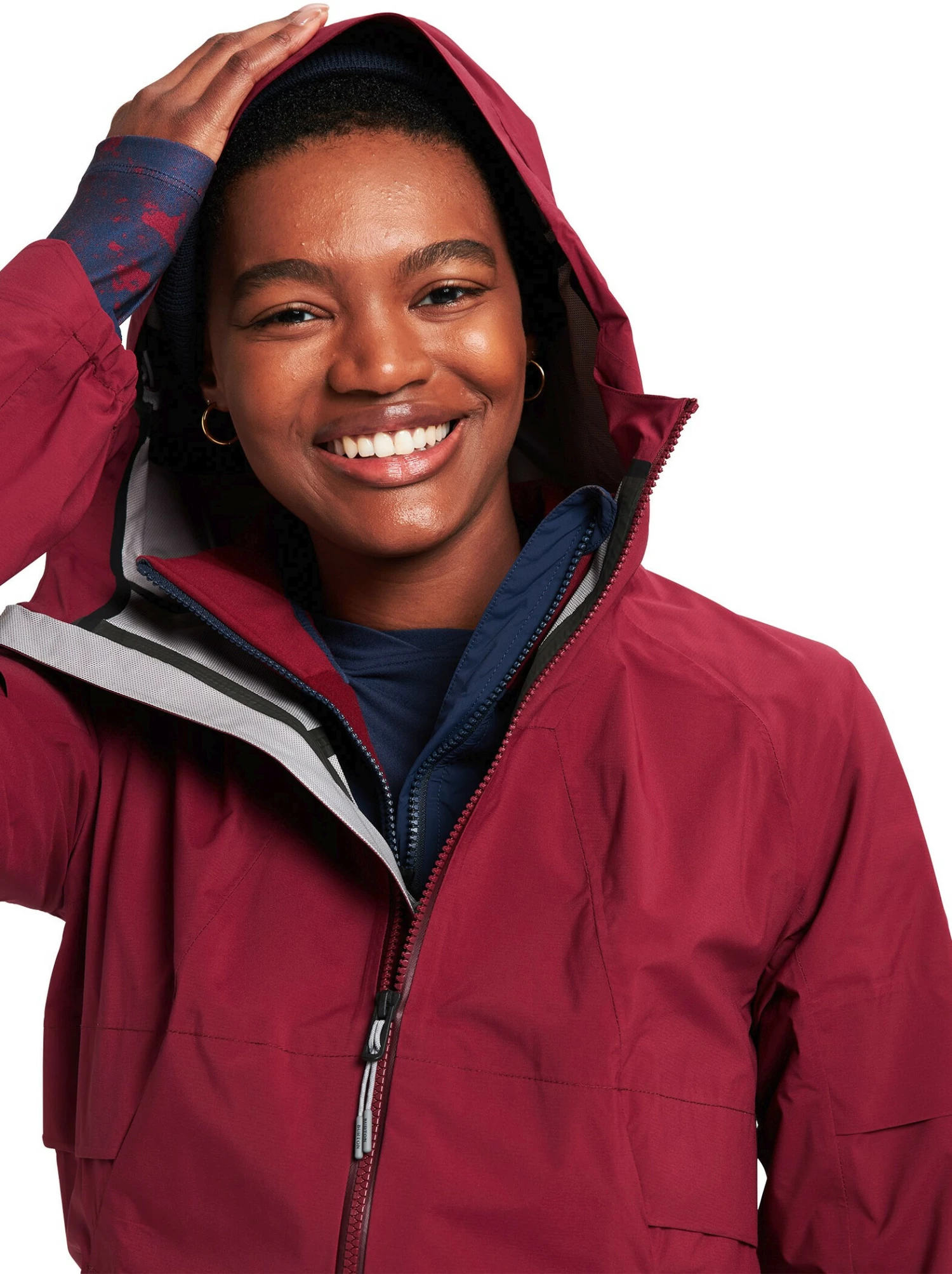Burton Quick Commute Veste Femme, rouge – Image 6