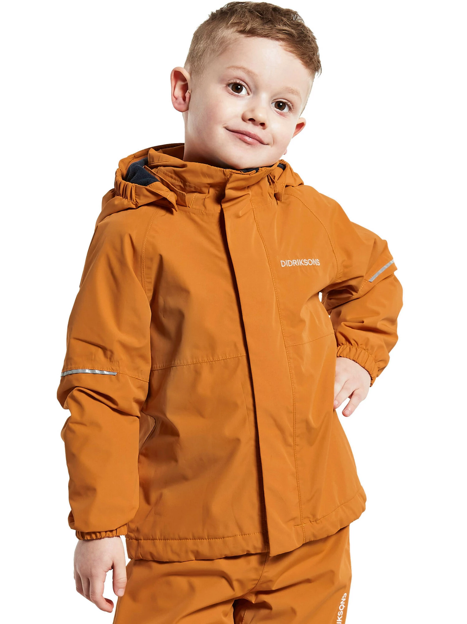 DIDRIKSONS Otto Veste Enfant, orange – Image 3