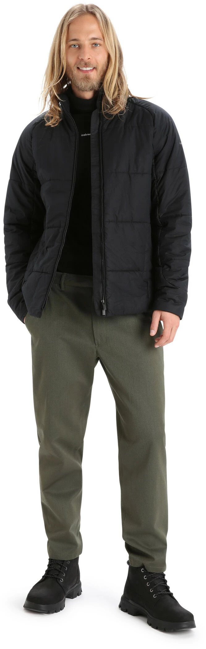 Icebreaker MerinoLoft Collingwood II Veste Homme, noir – Image 4