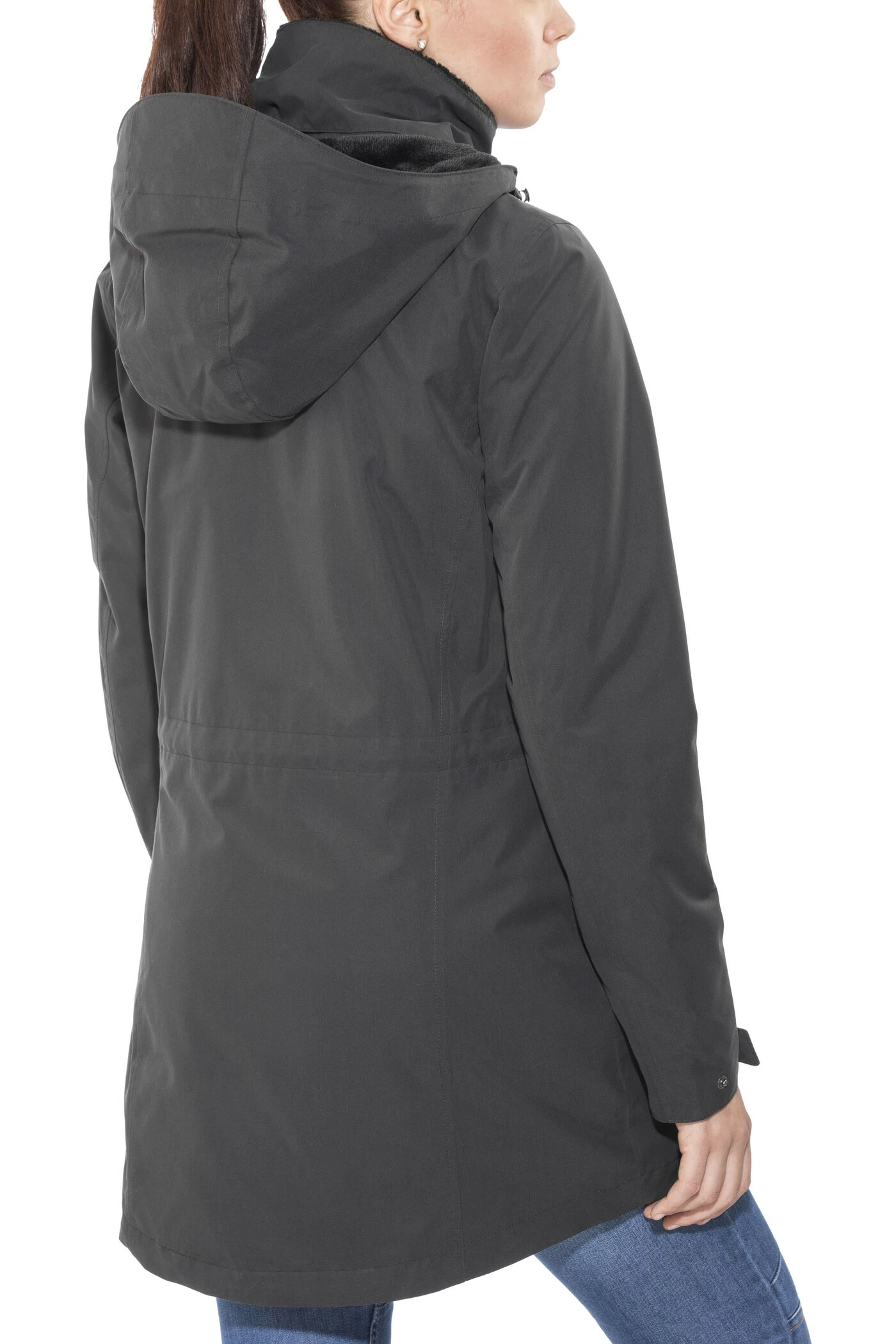 Jack Wolfskin Madison Avenue Manteau hardshell Femme, noir – Image 3