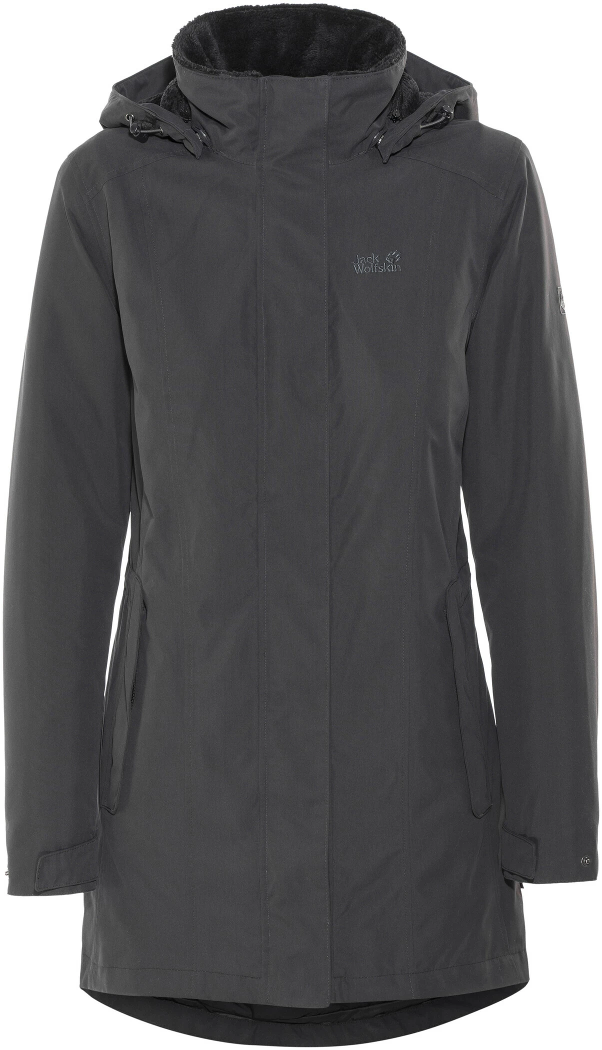 Jack Wolfskin Madison Avenue Manteau hardshell Femme, noir