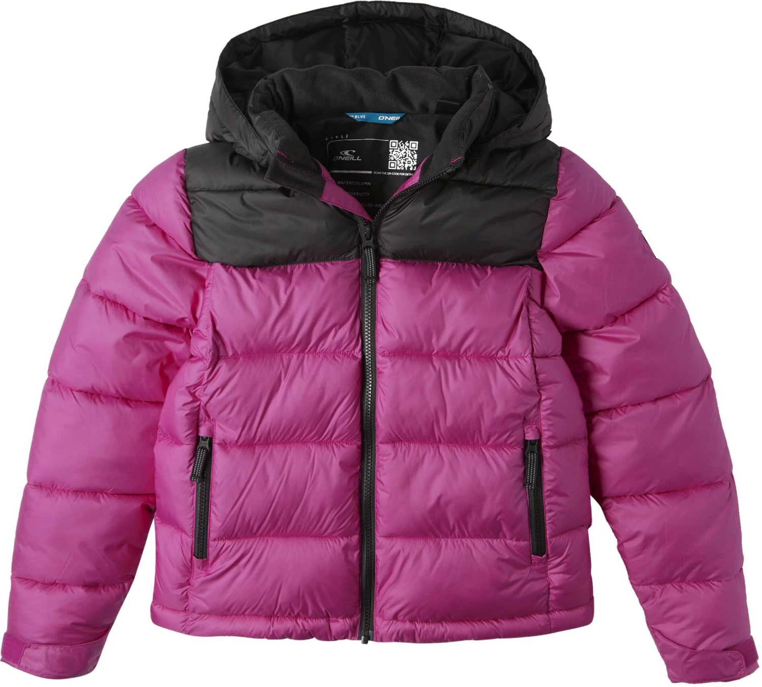 O'Neill Puffer Jacket Girls, rose/noir