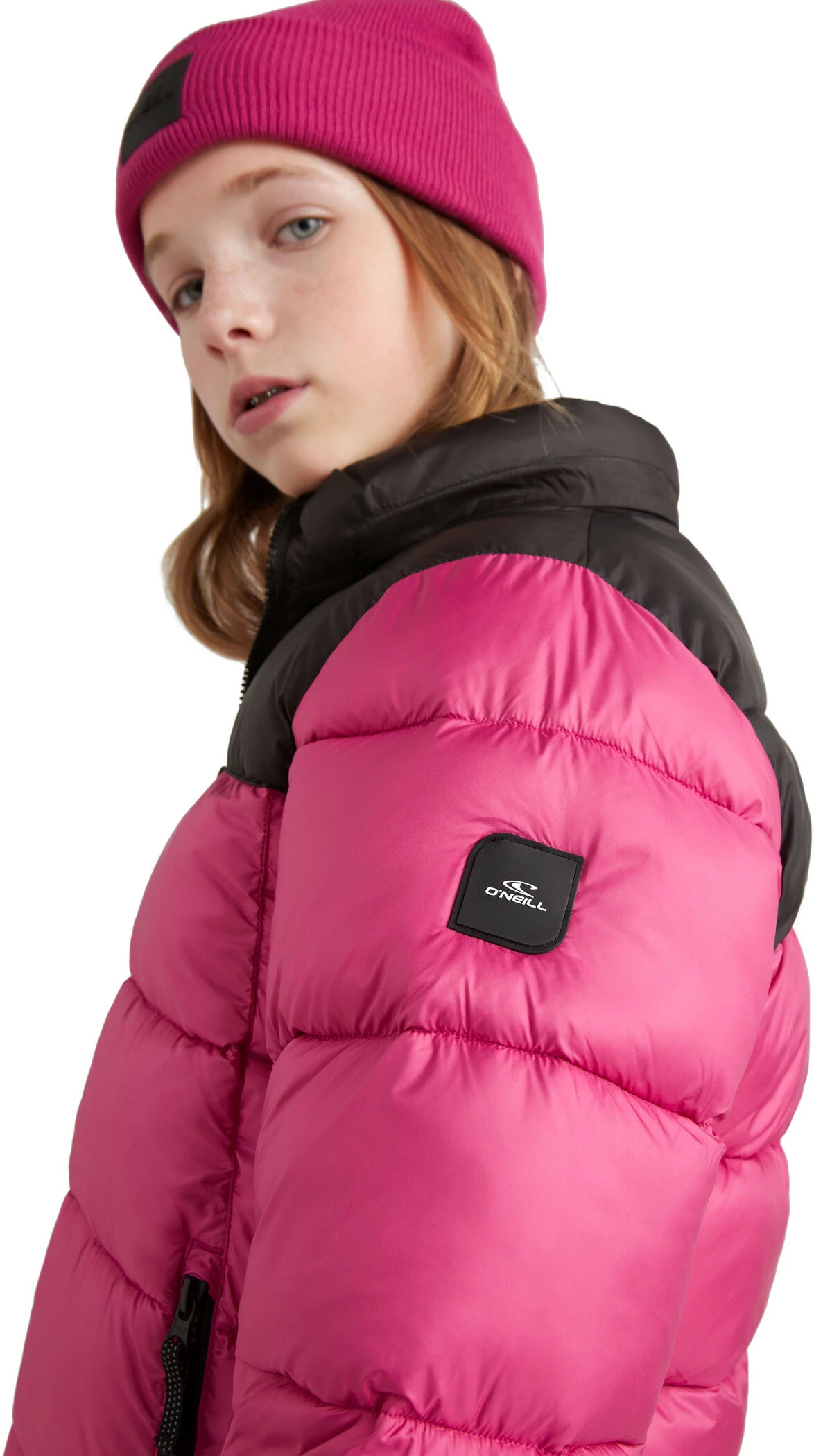 O'Neill Puffer Jacket Girls, rose/noir â Image 4