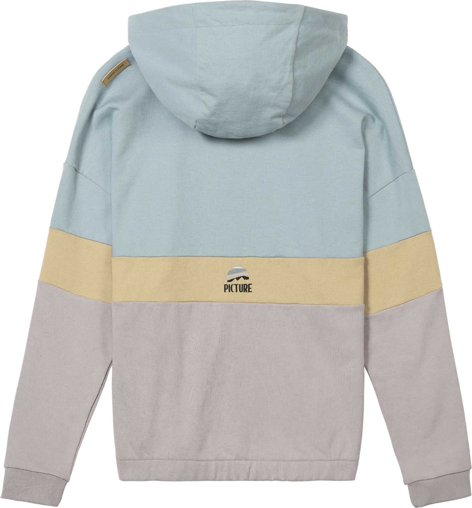 Picture Clairy Sweat à capuche avec fermeture éclair Femme, gris/bleu – Image 2