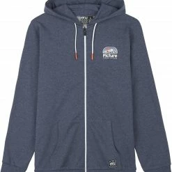 Picture Hamelton Sweat à capuche avec fermeture éclair Homme, bleu