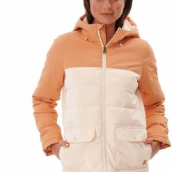Rip Curl Anti Series Ridge II Veste Femme, beige/orange