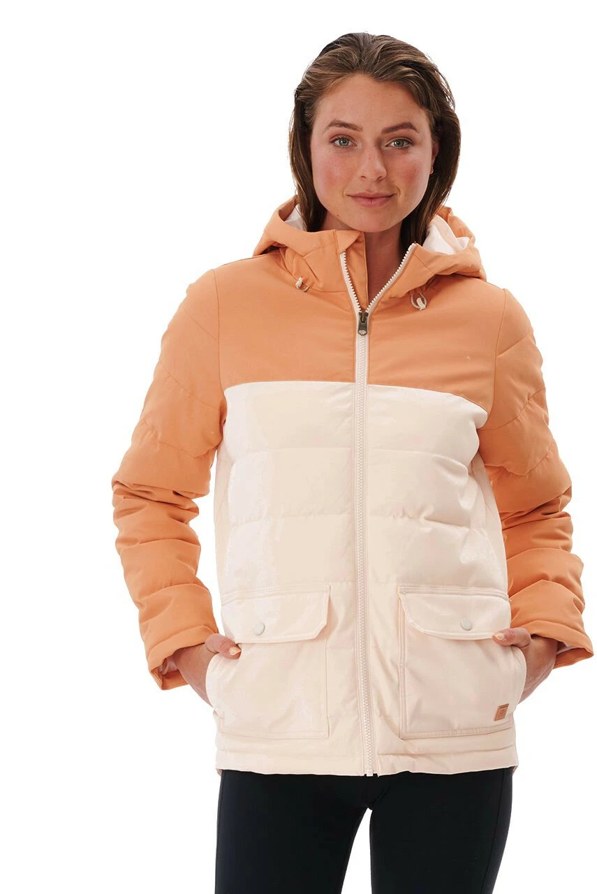 Rip Curl Anti Series Ridge II Veste Femme, beige/orange
