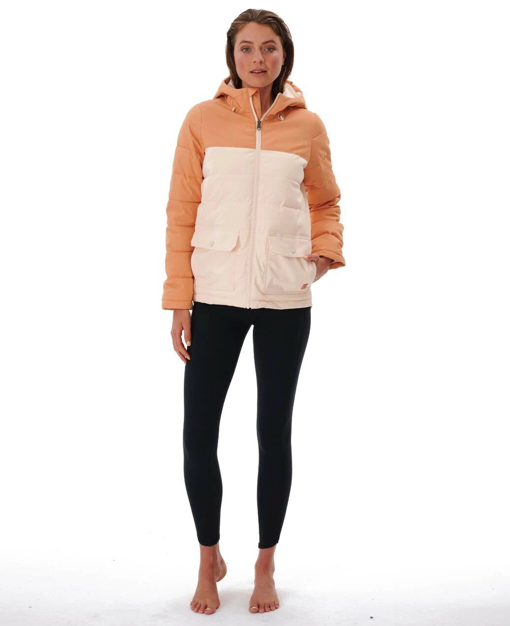 Rip Curl Anti Series Ridge II Veste Femme, beige/orange â Image 4