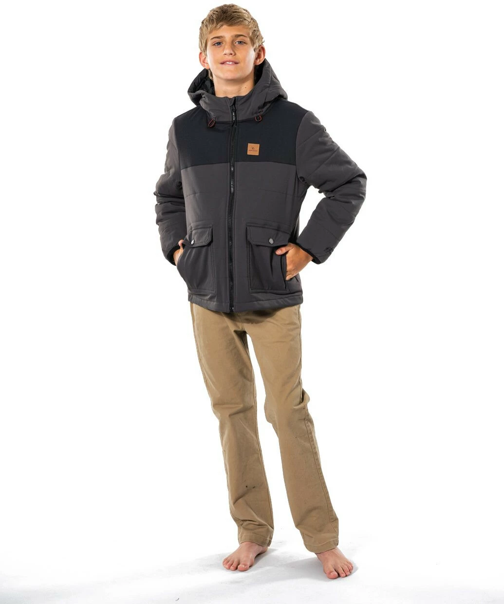 Rip Curl Anti Series Ridge Veste Garçon, noir â Image 4