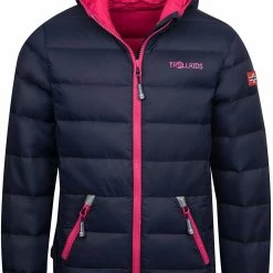 TROLLKIDS Dovrefjell Veste Enfant, noir/bleu