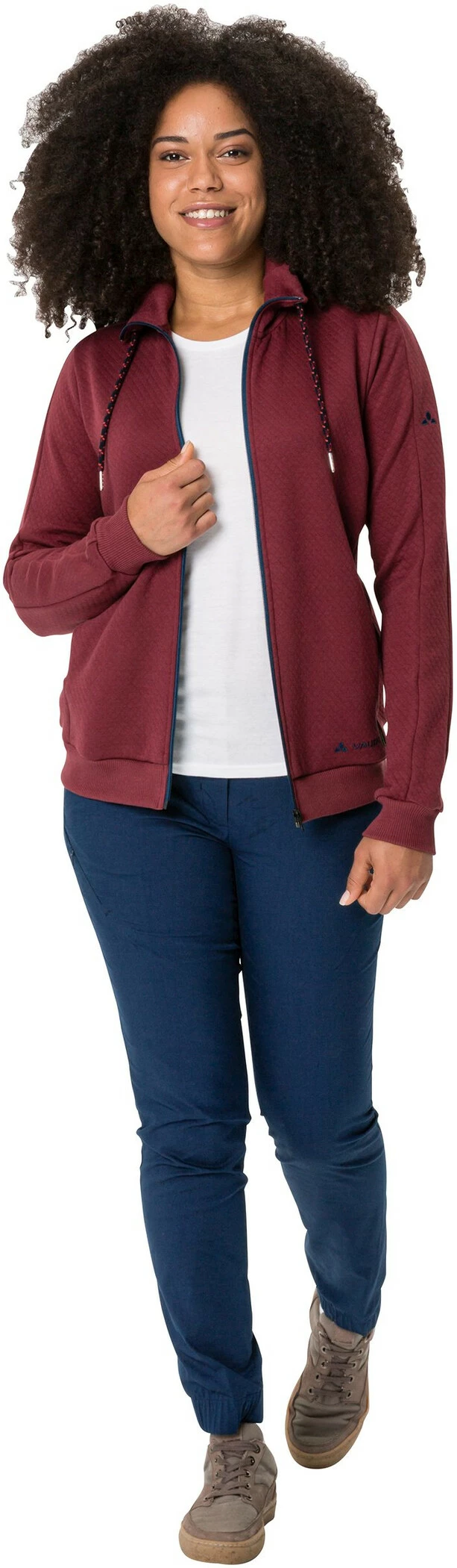 VAUDE Redmont Cotton Veste Femme, rouge â Image 5