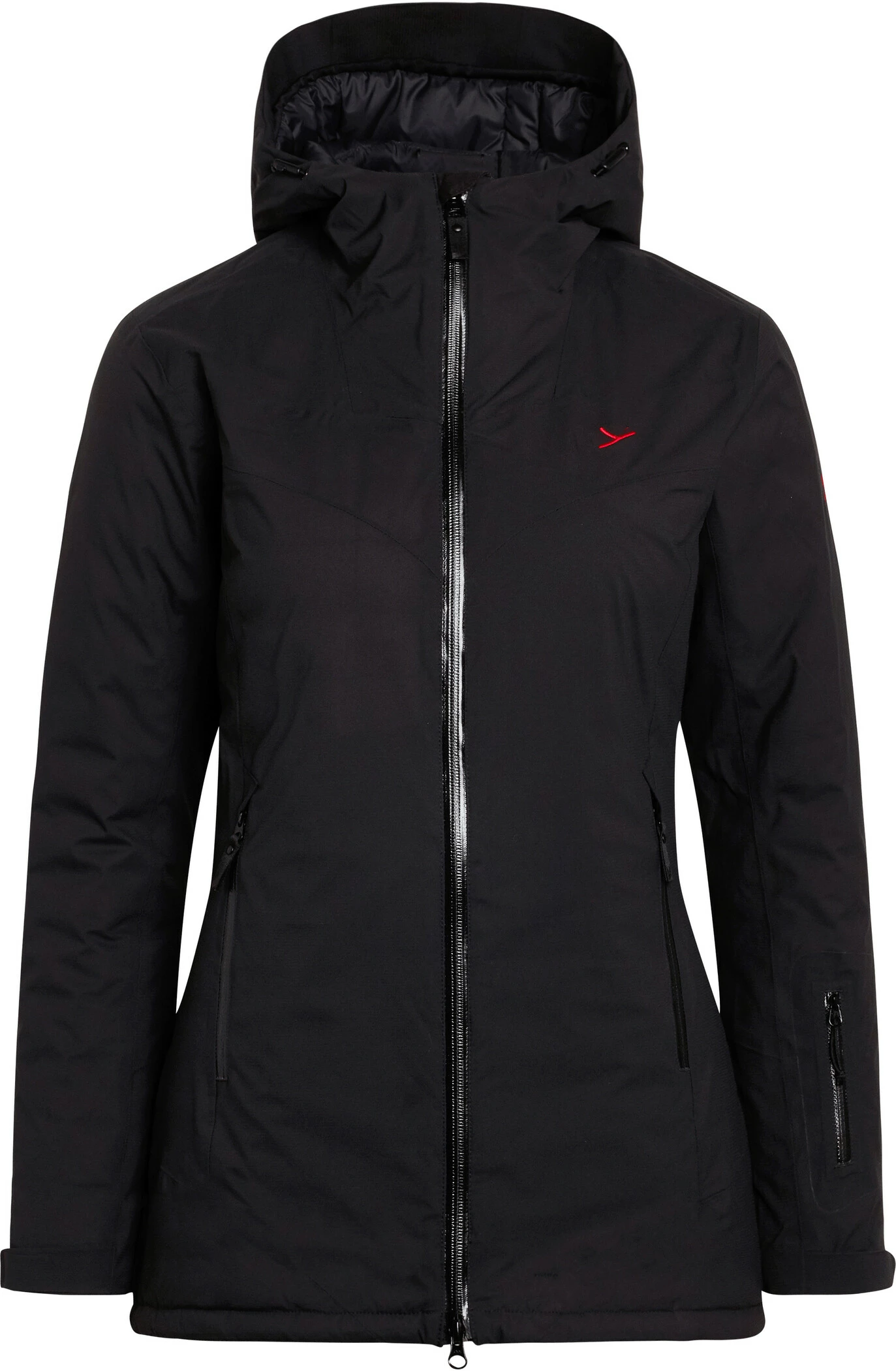 Y by Nordisk Tora Veste en duvet Hardshell Femme, noir